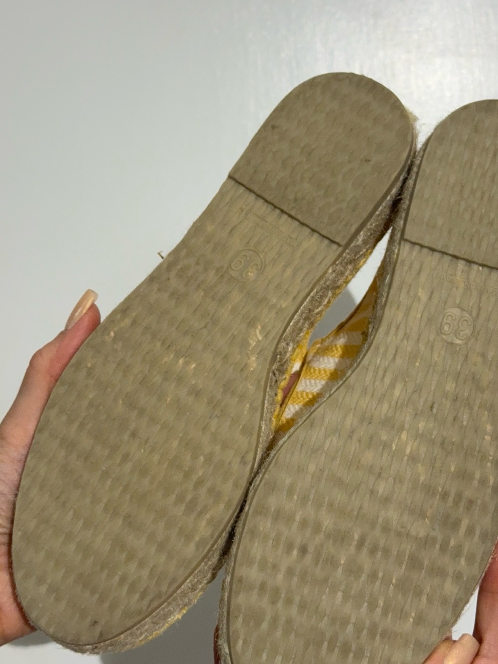 NWOT Free People Surfside 2.0 Espadrille Platform Mary Janes, Lemon Zest - Picture 15 of 15